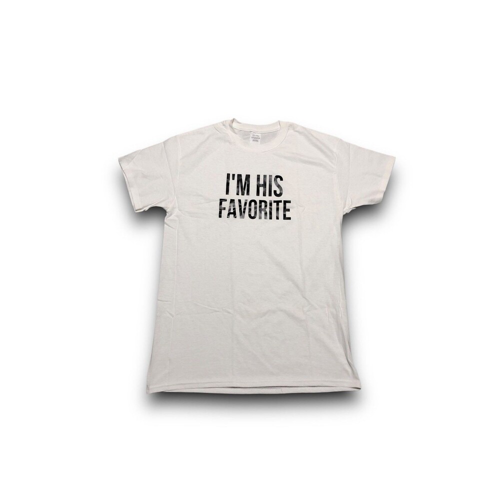Men's "I'm His Favorite" Graphic T-Shirt - Large
